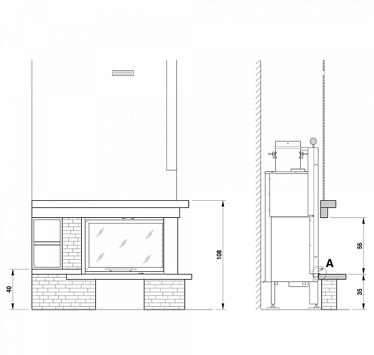 Облицовка LIVERPOOL sx, под MBL 78 sx (Palazzetti)_1