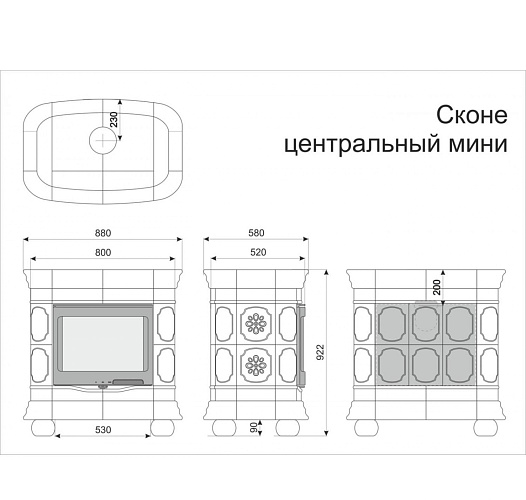 Сконе пристенный. белая керамика_8