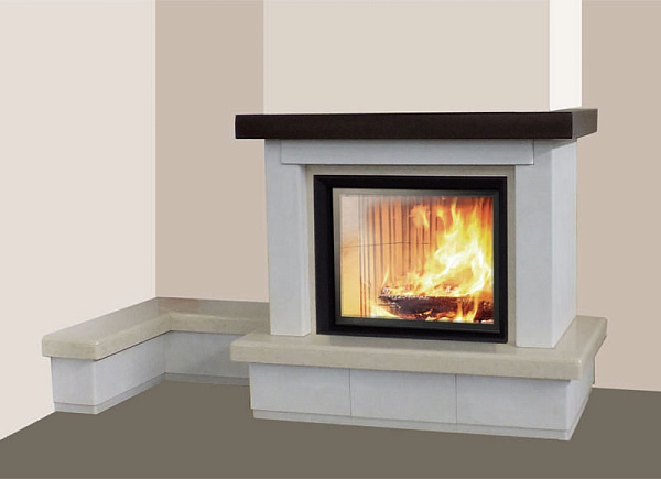 Облицовка Gemma sx, с банкеткой, под Cristal 76 (EdilKamin)_0