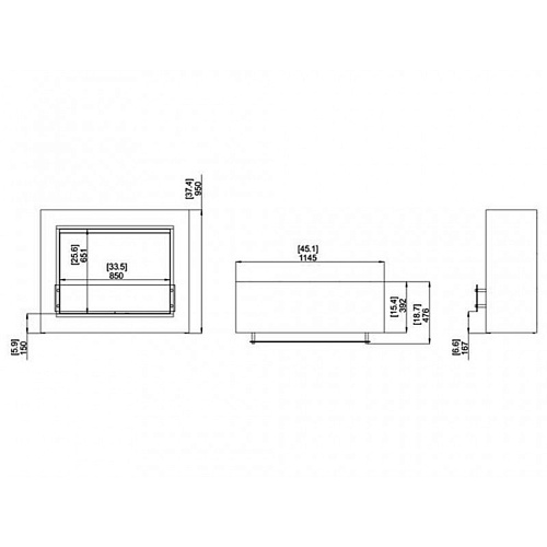 Ecosmart Fire Aspect Black/White satin_4